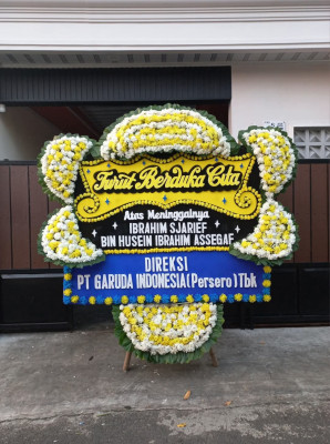 Papan Bunga Duka di Tanjung Balai Selatan