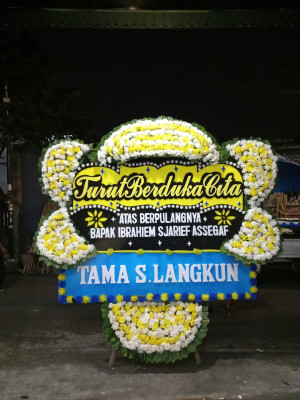 Papan Bunga Duka di Tanjung Balai Selatan