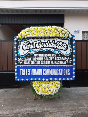 Papan Bunga Duka di Tanjung Balai Selatan